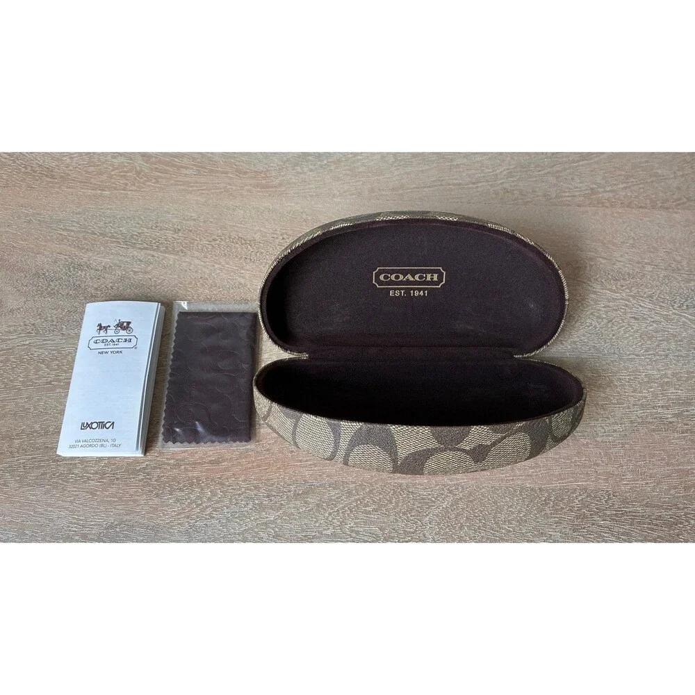 Coach Signature C Monogram Eyeglasses Case
